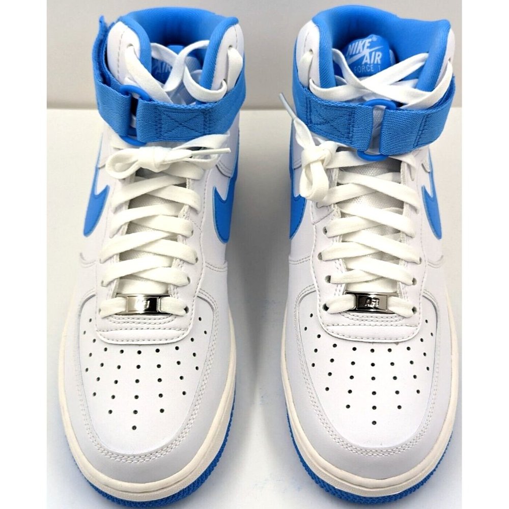 Nike Air Force 1 High OG QS White University Blue Sail DX3805-100 WMNS 13/M 11.5
